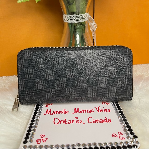 🌸Damier Graphite Zippy Zip Around Organizer Long Wallet - Picture 1 of 16